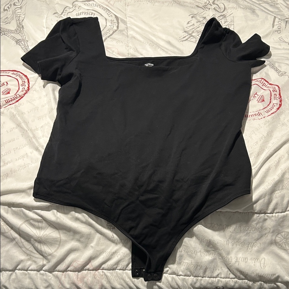 Black One Piece Bodysuit